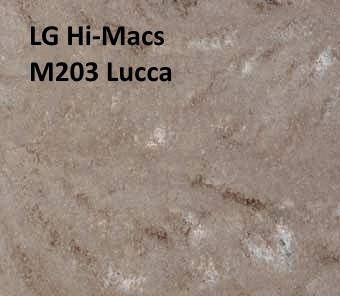 Акриловый камень LG Hi-Macs M203 Lucca